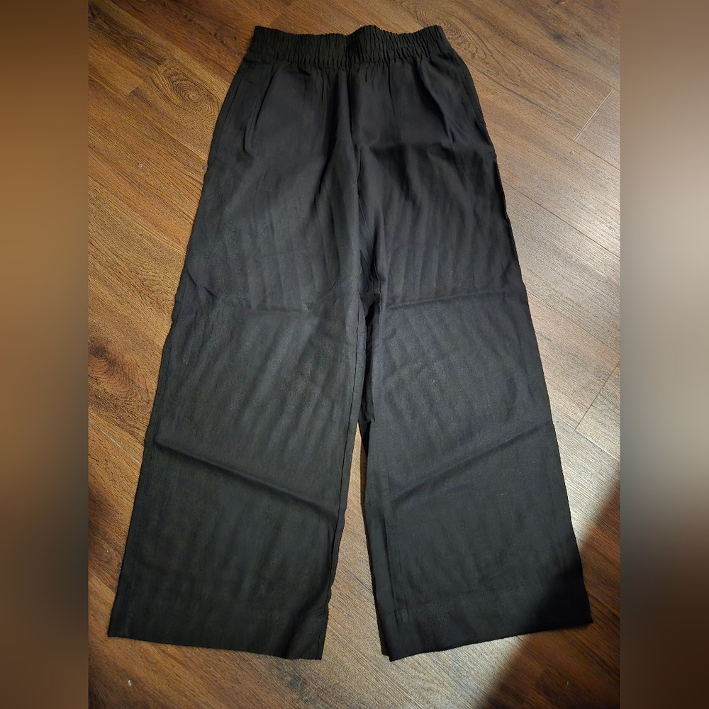 Linen Black Pants